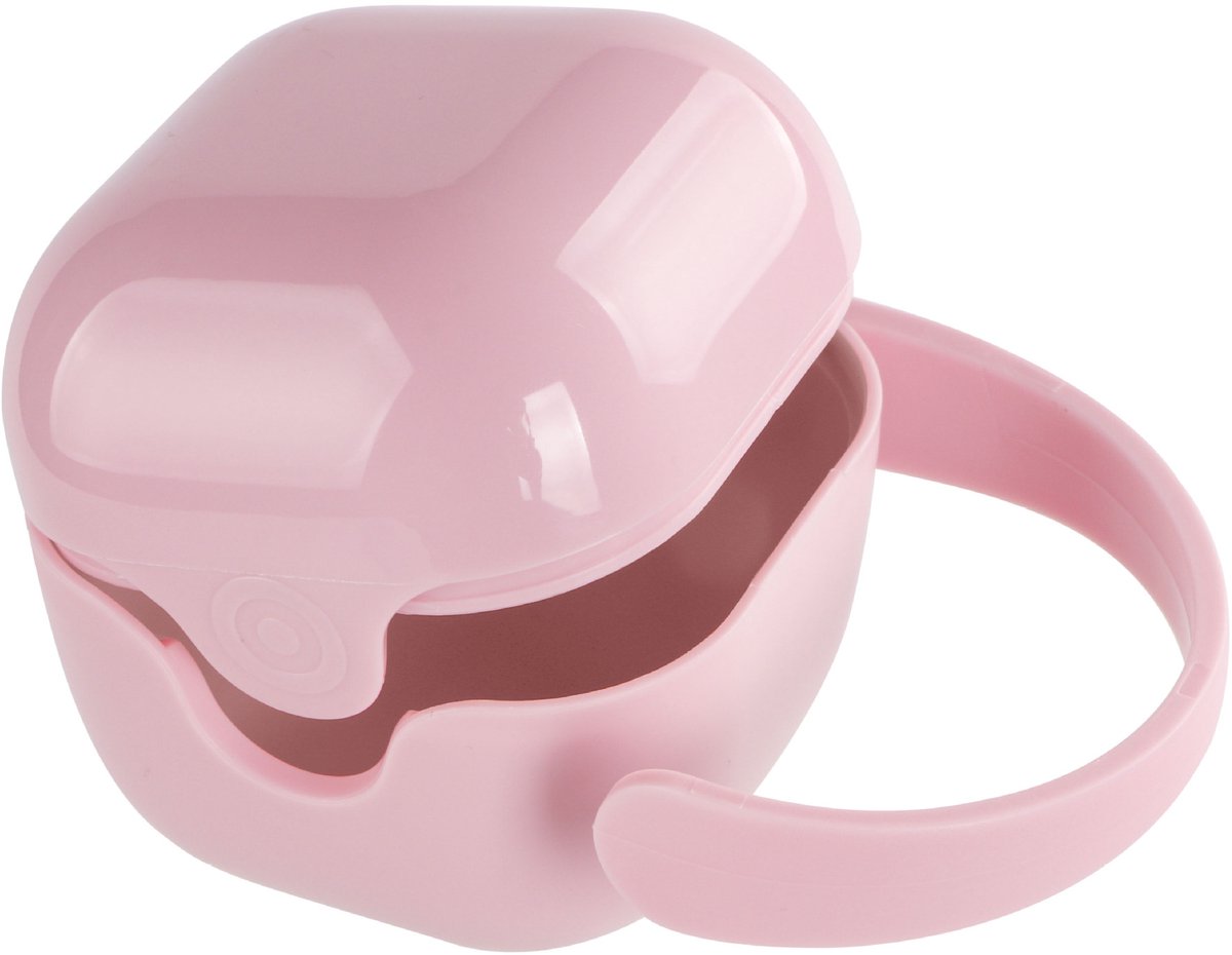Pacifier Storage Container - Pacifier Box - Easy to Take Anywhere - Pacifier Carrier Bag - Pacifier Storage Box - Pacifier Storage Boxes - Green+Pink - 2 Pieces