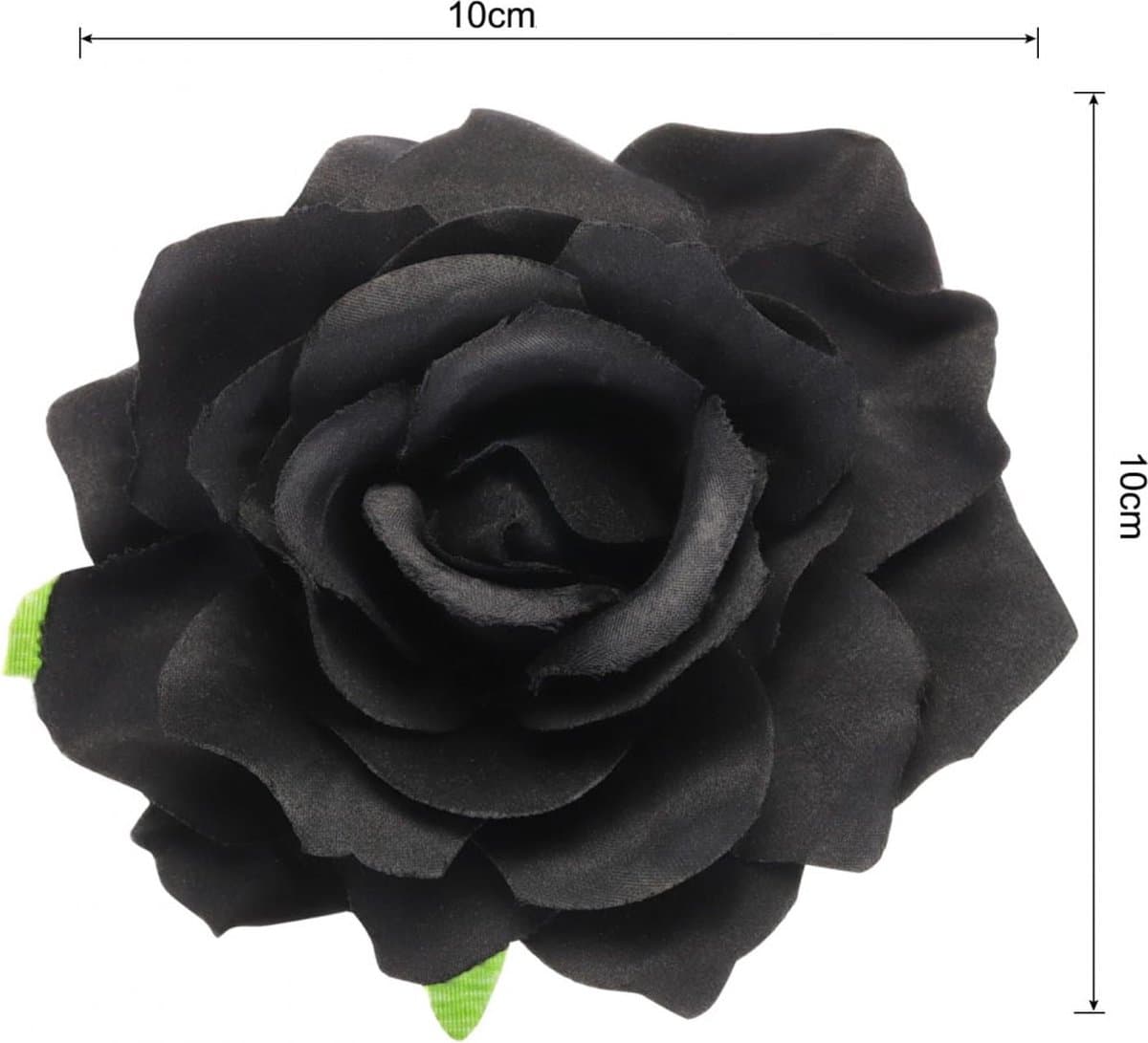 Luxury Hair Clips - 4 Premium Hair Clips - Flower Hair Clip - Women's Hairpins - Large Hair Clips - Hair Claw - Hair Clip - Hair Clip - Retro - Elegance - Add Charm - For Women - Gift for Woman - Black