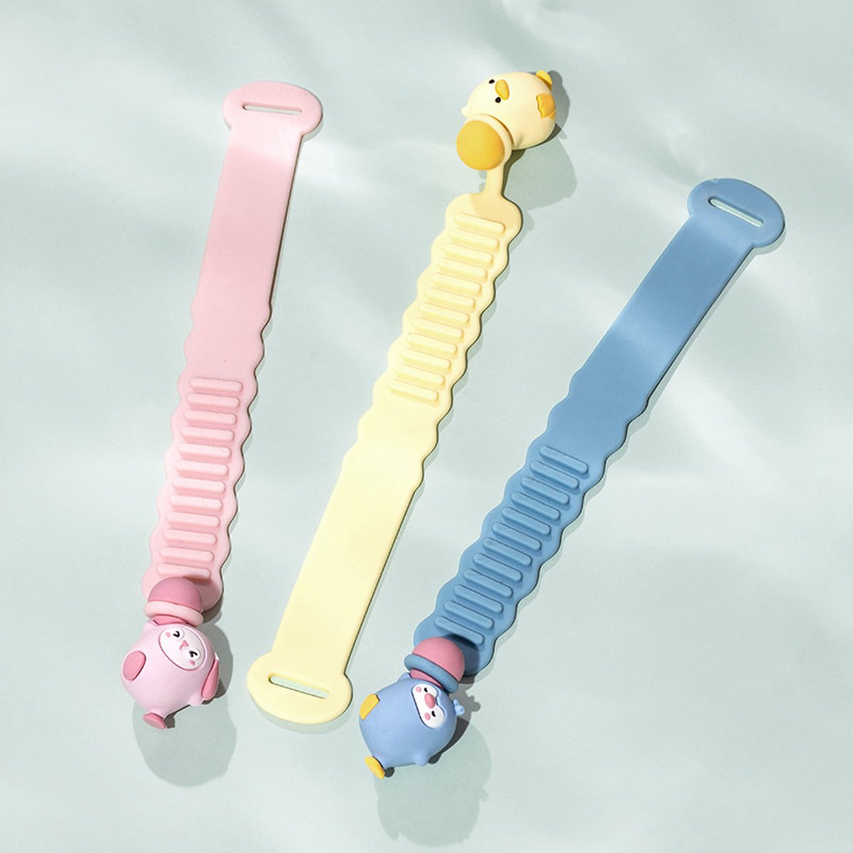 Toilet Seat Lifter Rings - 3 Pieces - Toilet Seat Lifter - Toilet Seat Lifting Device Touch - Toilet Lid Handle - Toilet Bowl Seat Lifter - Toilet Accessories - Hygienic Toilet Seat Lifting - Lid Handle - Multifunctional - Silicone - Hygienic