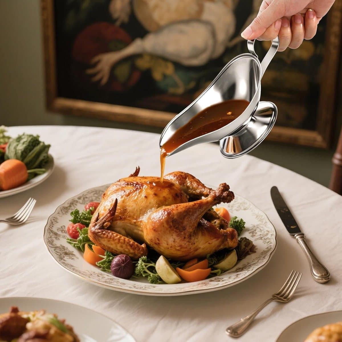 Gravy Boat Sauce Boat Stainless Steel with Pouring Spout and Handle 14x6x5.3cm Silver 2 Piece