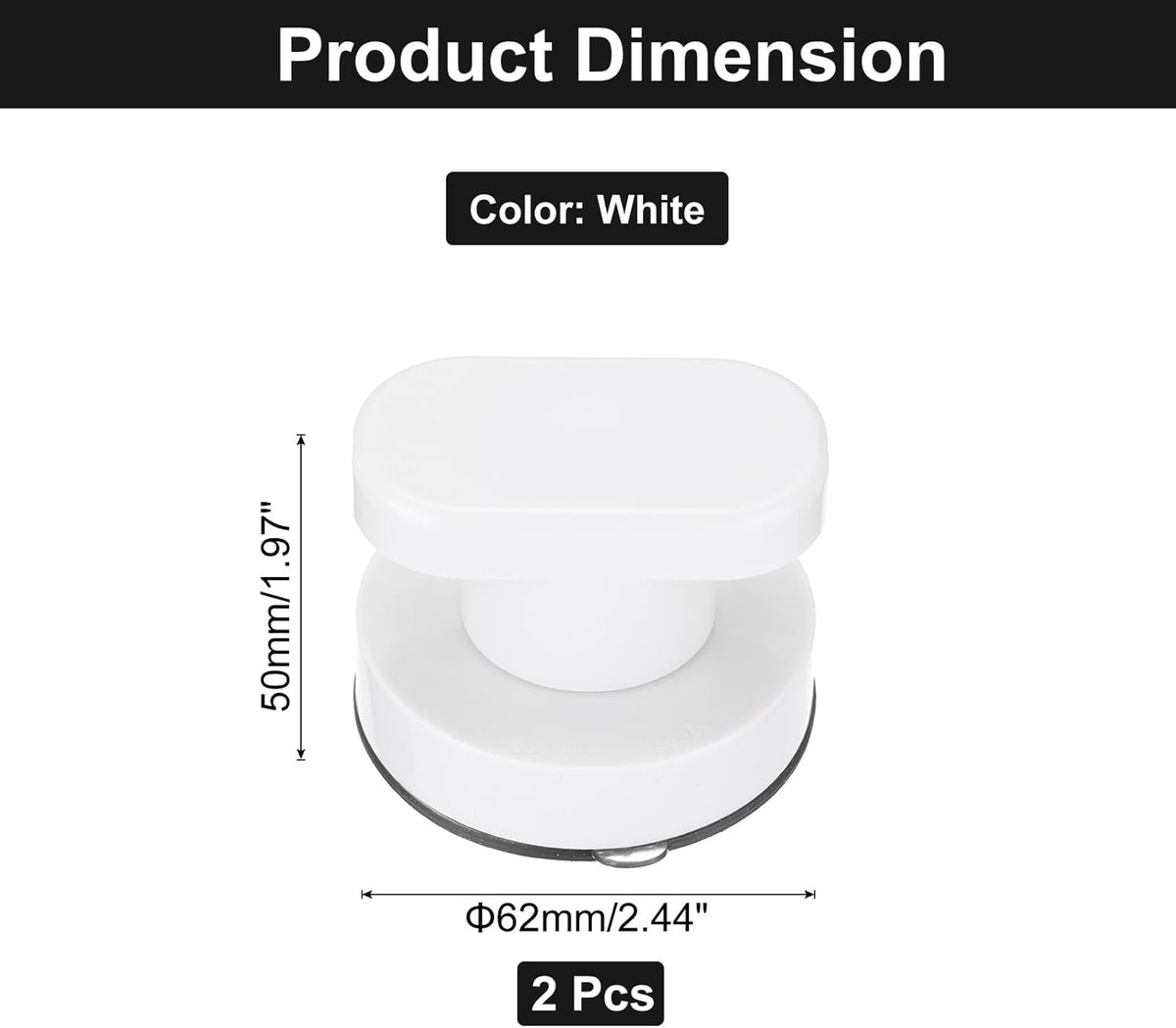 pieces - Door handle - Suction cup door grip - Suction cup handle - suction cup glass mirror door handle - suction cup handles for sliding doors - shower door handle - self-adhesive push-pull armrest - cabinet handles - for window, cabinet, toilet -