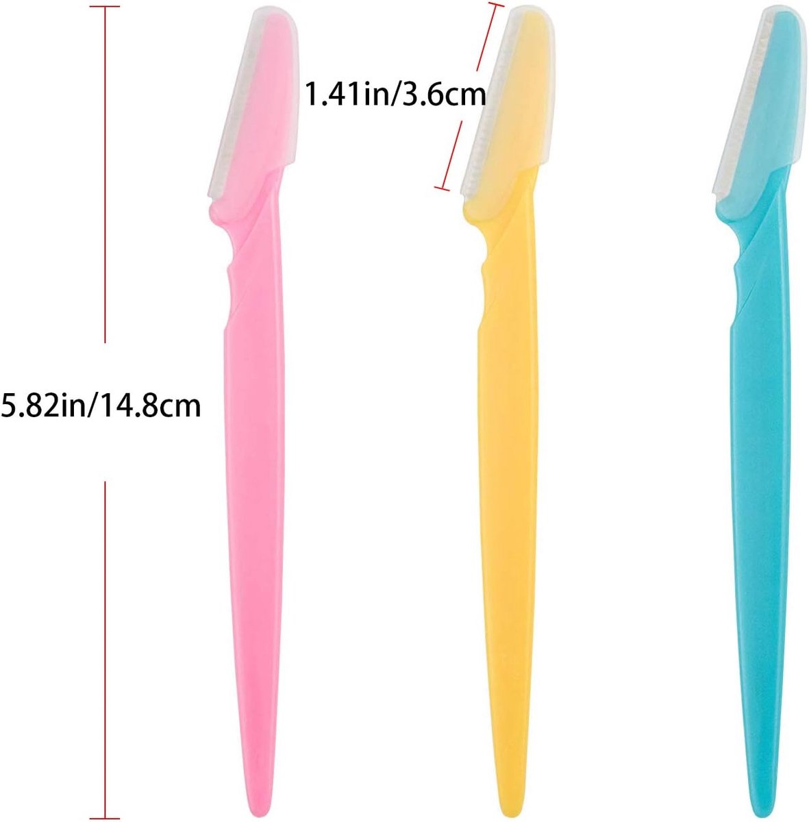 6 pieces eyebrow trimmer - eyebrow blade - Facial Safety Eyebrow Razor - razor blades - Exfoliating dermaplaning tool for women and men - blades - facial razor blades
