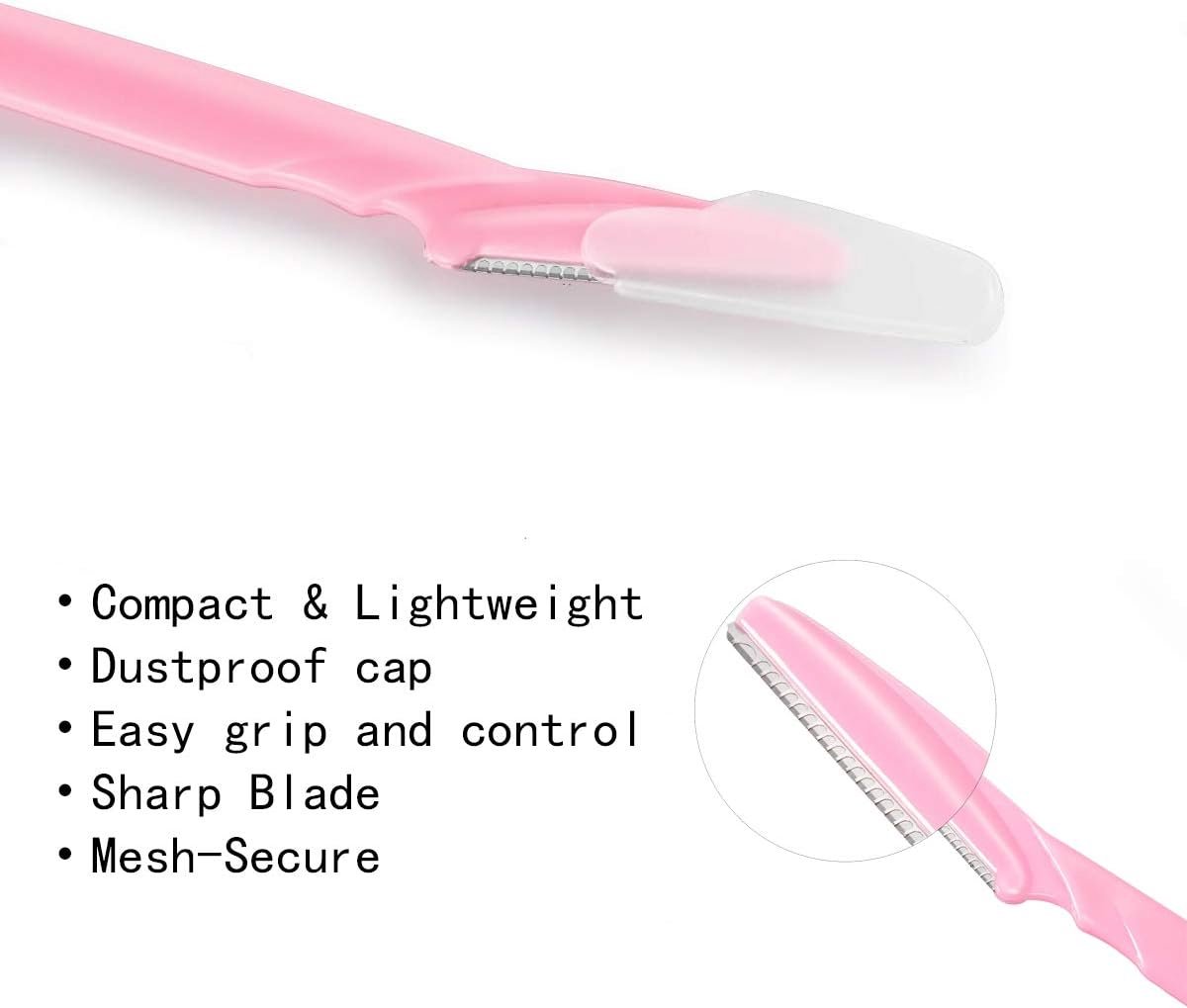 6 pieces eyebrow trimmer - eyebrow blade - Facial Safety Eyebrow Razor - razor blades - Exfoliating dermaplaning tool for women and men - blades - facial razor blades