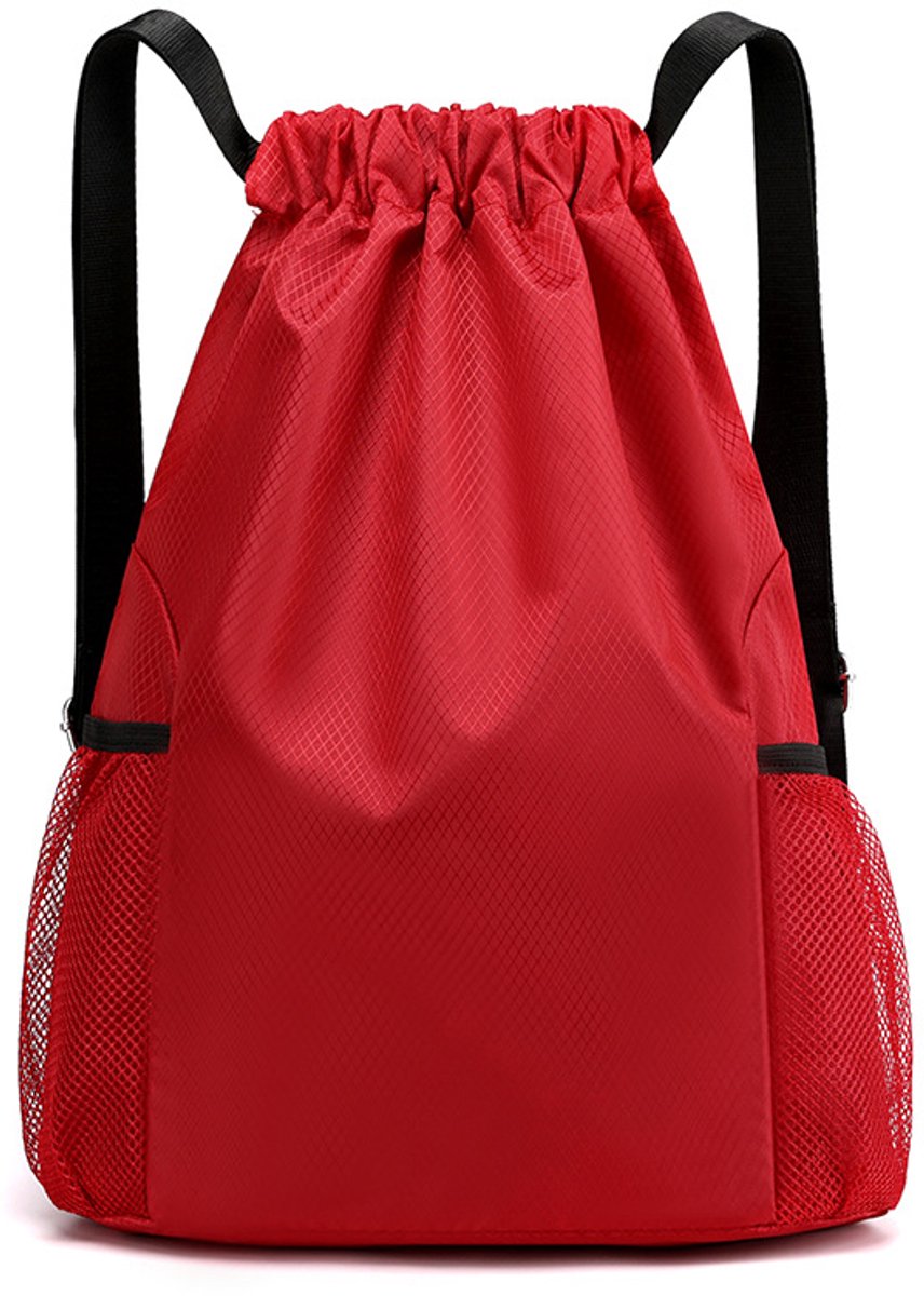 47*38*18cm - Drawstring bag - Drawstring backpack - large unisex sports backpack - with drawstring - gym bag - with two side pockets - backpack - sports bag - waterproof Oxford fabric backpack - waterproof travel bag - for beach, school, travel, outd