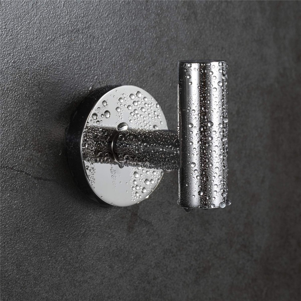 2 pieces - Towel hook - Hanging hooks - Hanging hooks - Bathroom towel hooks - Key hook - Clothes hook - Hat hook - Wall hooks - stainless steel hook - with screws - for bathroom, kitchen, garage, home, hotel, office - 5.5*6 cm - silver
