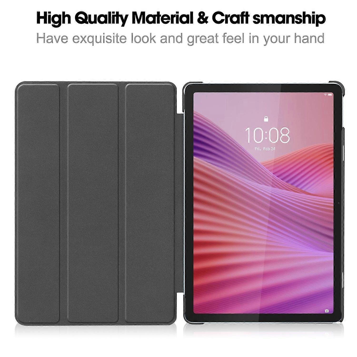 Lenovo Tab TB311FU Compatible Anti-Drop Leather Stand Case Multicolor Black