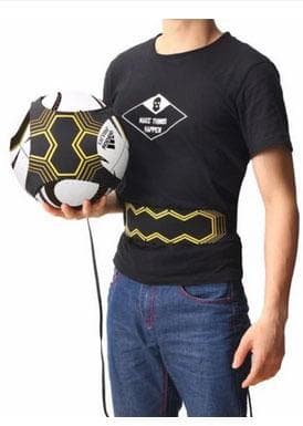 Elastic Training Band for Football Yellow Black 150