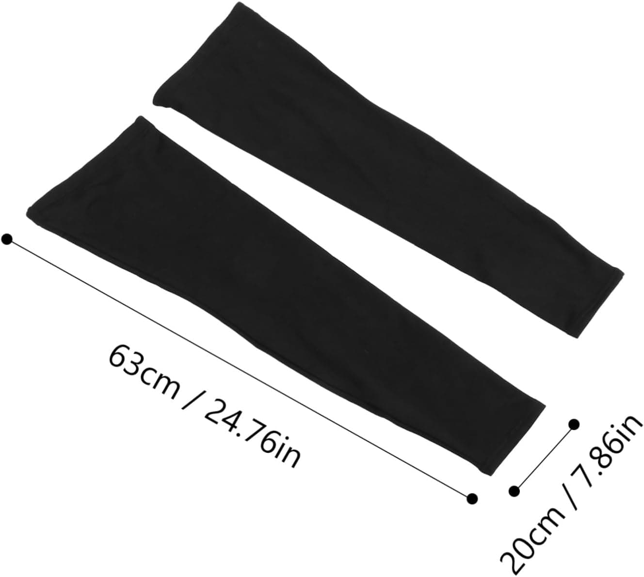 Compression Cycling Leg Warmers Fleece Lined Black 1 Pair for Men Women Outdoor Sports Running Biking Relief Calf Sleeves