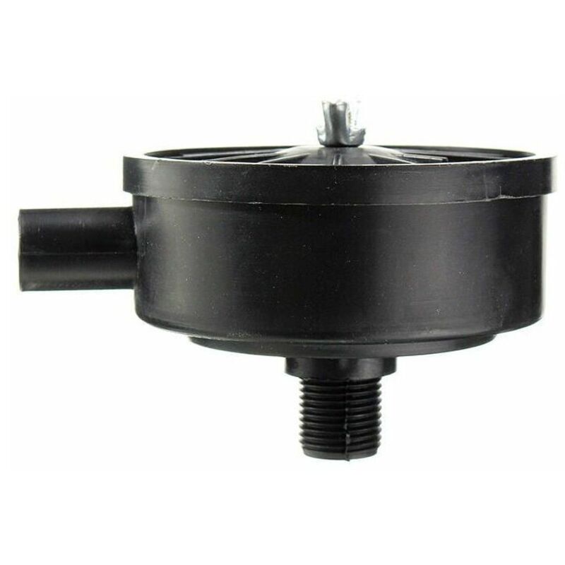 Air Filter Compressor Filtration Silencer 20mm Male Connector Black, DEBUNS