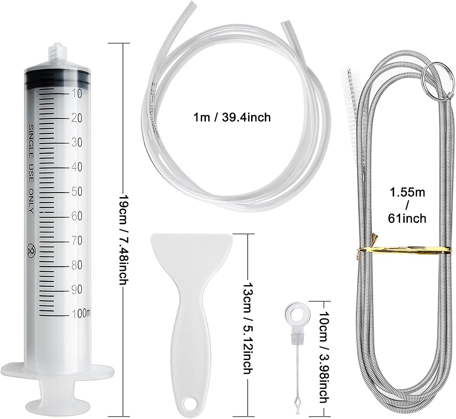 8pcs Refrigerator Drain Hole Cleaning Set Compatible with Refrigerators