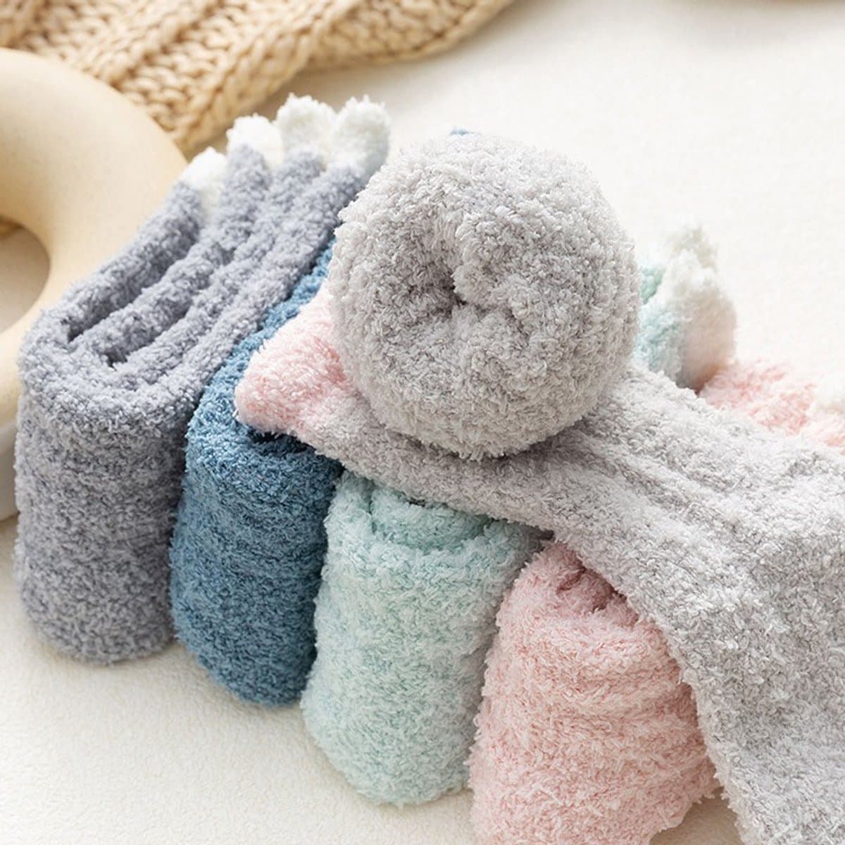 Lounge Socks Women's Soft Comfortable Thick Warm 7 Pairs
