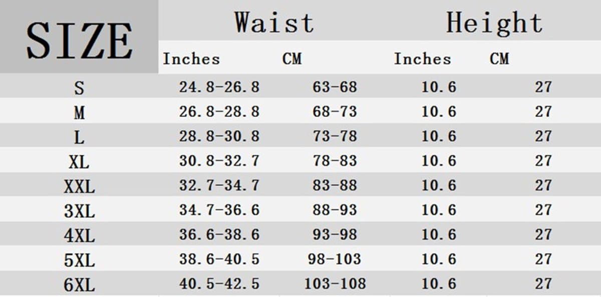 Waist Trainer Sweat Reducer Training Belt Adjustable 3-Row Closure Breathable Material Extended Sizes Gray L