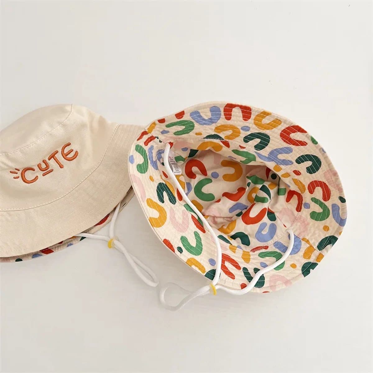 Baby Hat Reversible Summer Hat Size 50 Cotton Polyester