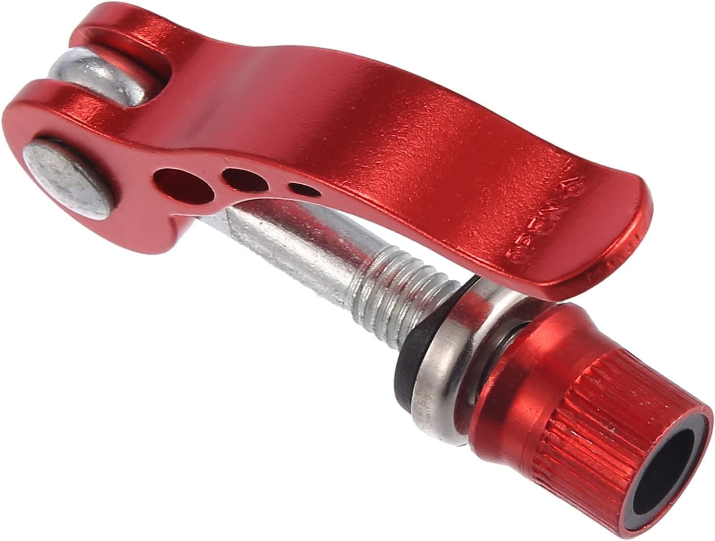 Aluminium Alloy Bicycle Seat Post Quick Release Pin 65mm Red 2pcs