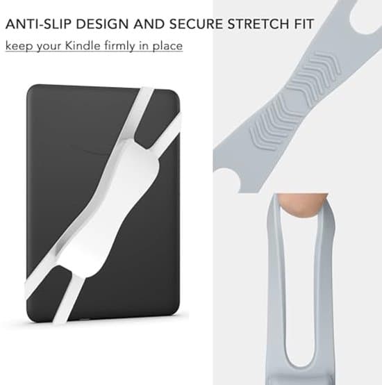 Hand Strap Grips Non-Slip Comfortable 4.7-8 Inch White Gray