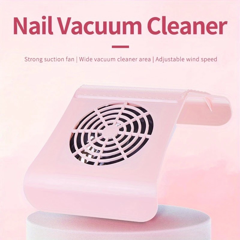 Nail Dust Collector: USB-Powered, Strong Suction, One-Touch Operation, Say Goodbye to Dust Troubles.GREEN
