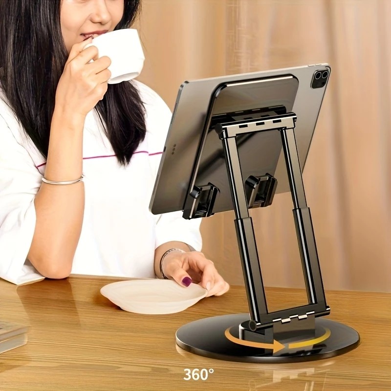 All-round Rotation, Rock-solid on Desktop —— Free Height Adjustment, One Stand for All Scenarios