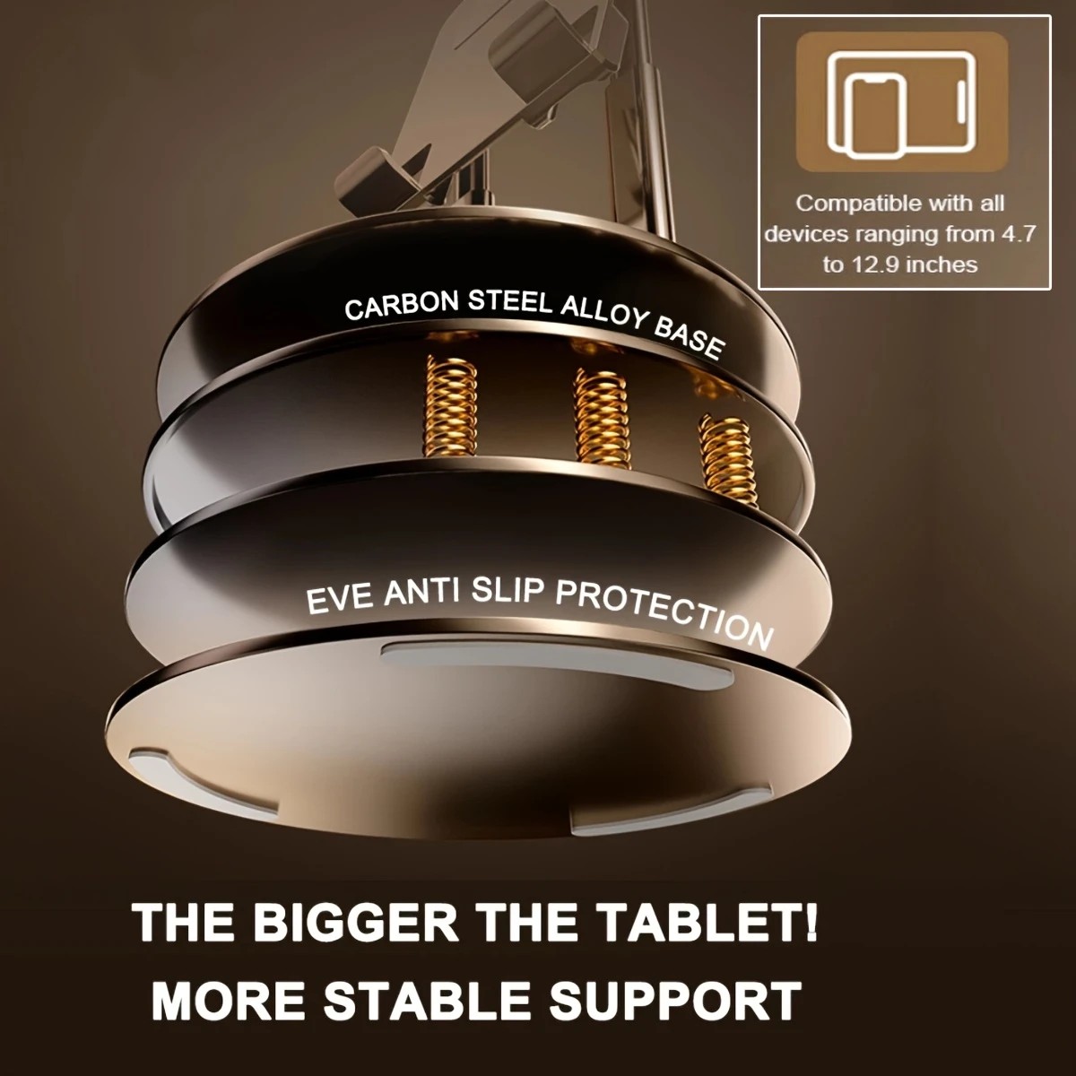 All-round Rotation, Rock-solid on Desktop —— Free Height Adjustment, One Stand for All Scenarios