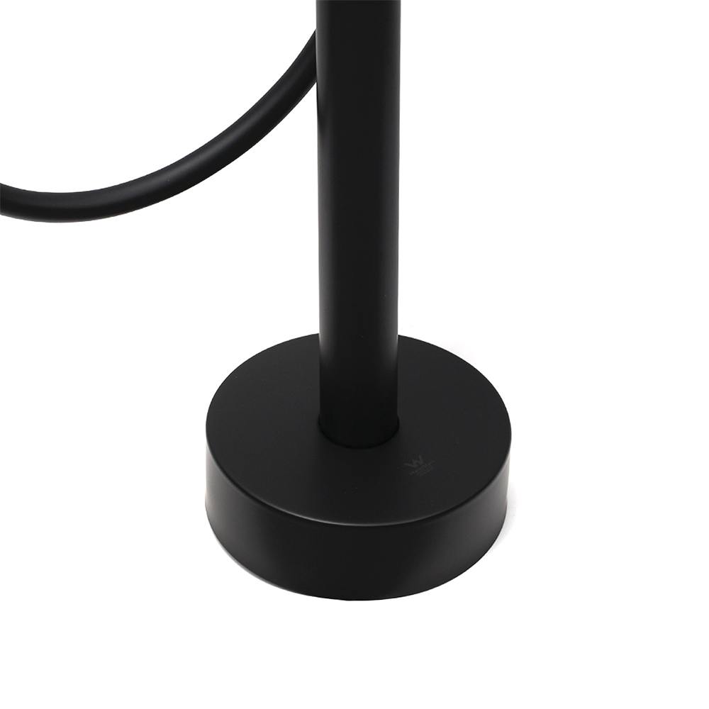 WELS Matt Black Bathtub Filler Free Standing Mixer Faucet Tap Spout HandHeld Set