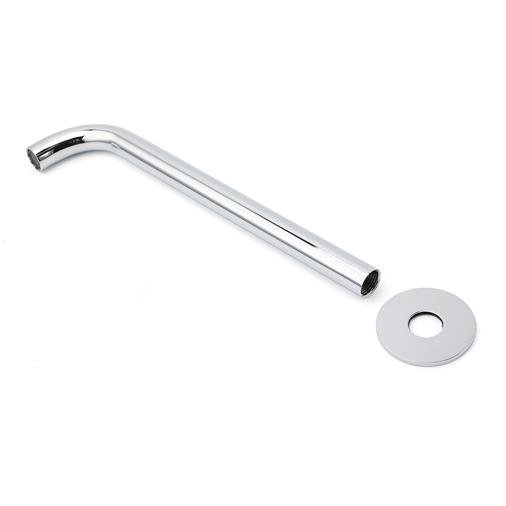 300mm Extra Long Wall Mounted Chrome Round Extention Bathtub Filler Spout Outlet