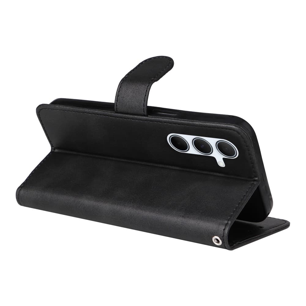 PU Leather Wallet Case Compatible with Samsung A56 5G - More Colors Available Black Black