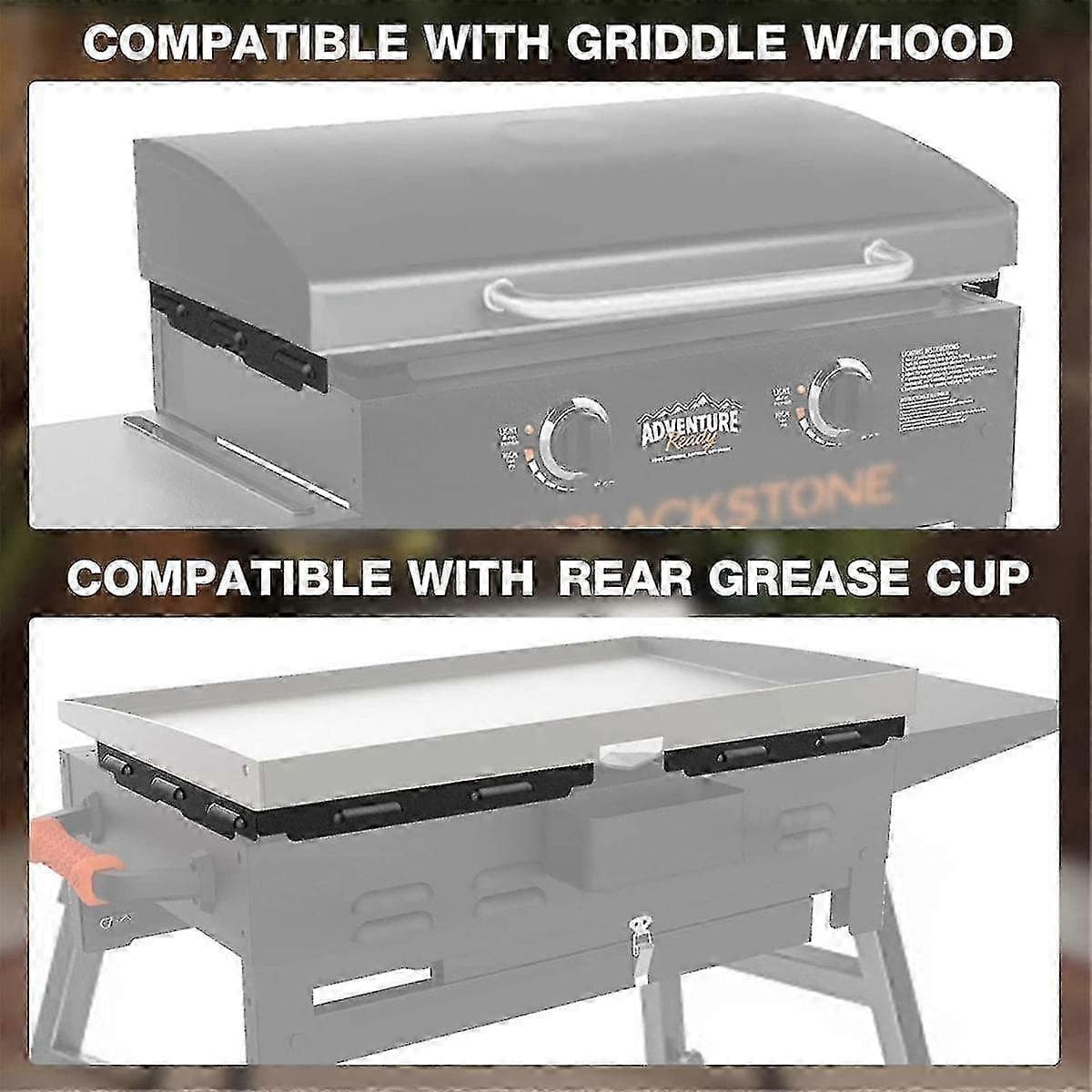 Magnetic Wind Shields for 36 Inch Blackstone Grill Stainless Steel Flame Shield Black