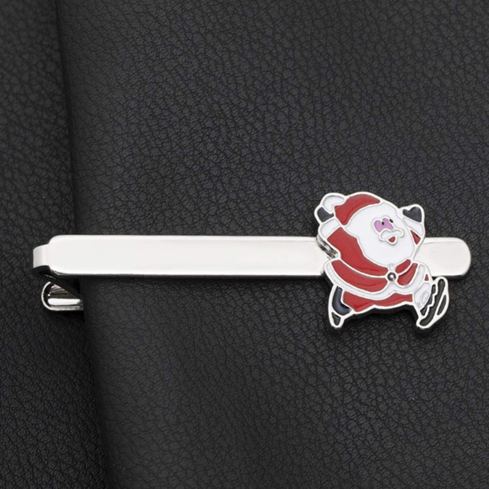 pcs Stylish Christmas Tie Clip Christmas Winter Santa Tie Clip Wedding Bar Buckle—yux