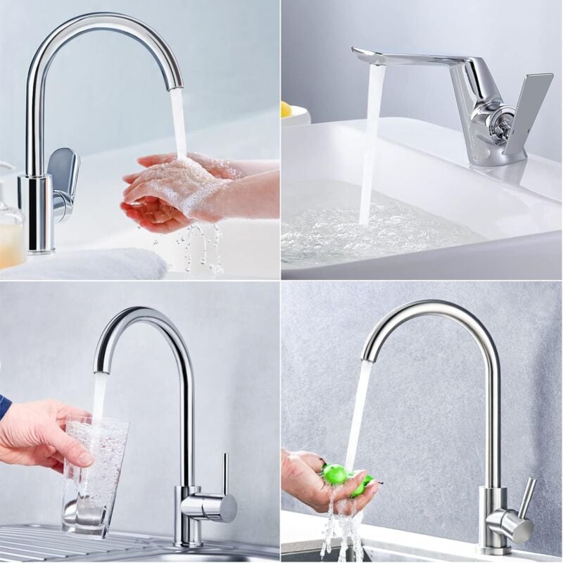 Perlator M18.5, 6-pack faucet aerator, faucet filter insert, external thread water saver for faucet with 2 aerator keys