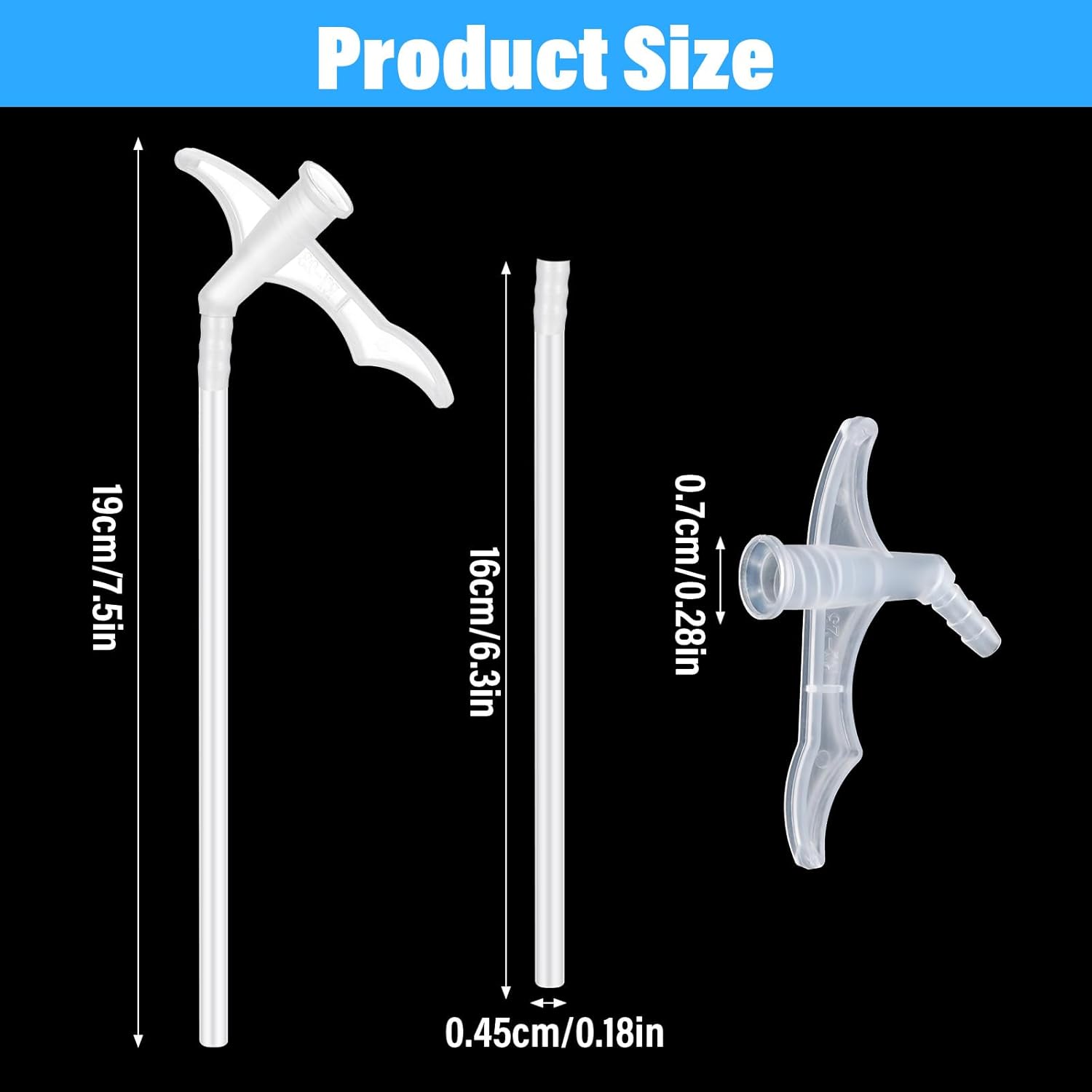 Xindojuz 10 Pcs Attractive Spray Foam Nozzles, Expanding Spray Foam Nozzle Replacement Tubes, Gap Filling Insulating Sprays Replacement Tube for DIY Spraying as Shown Industrial Adhesives