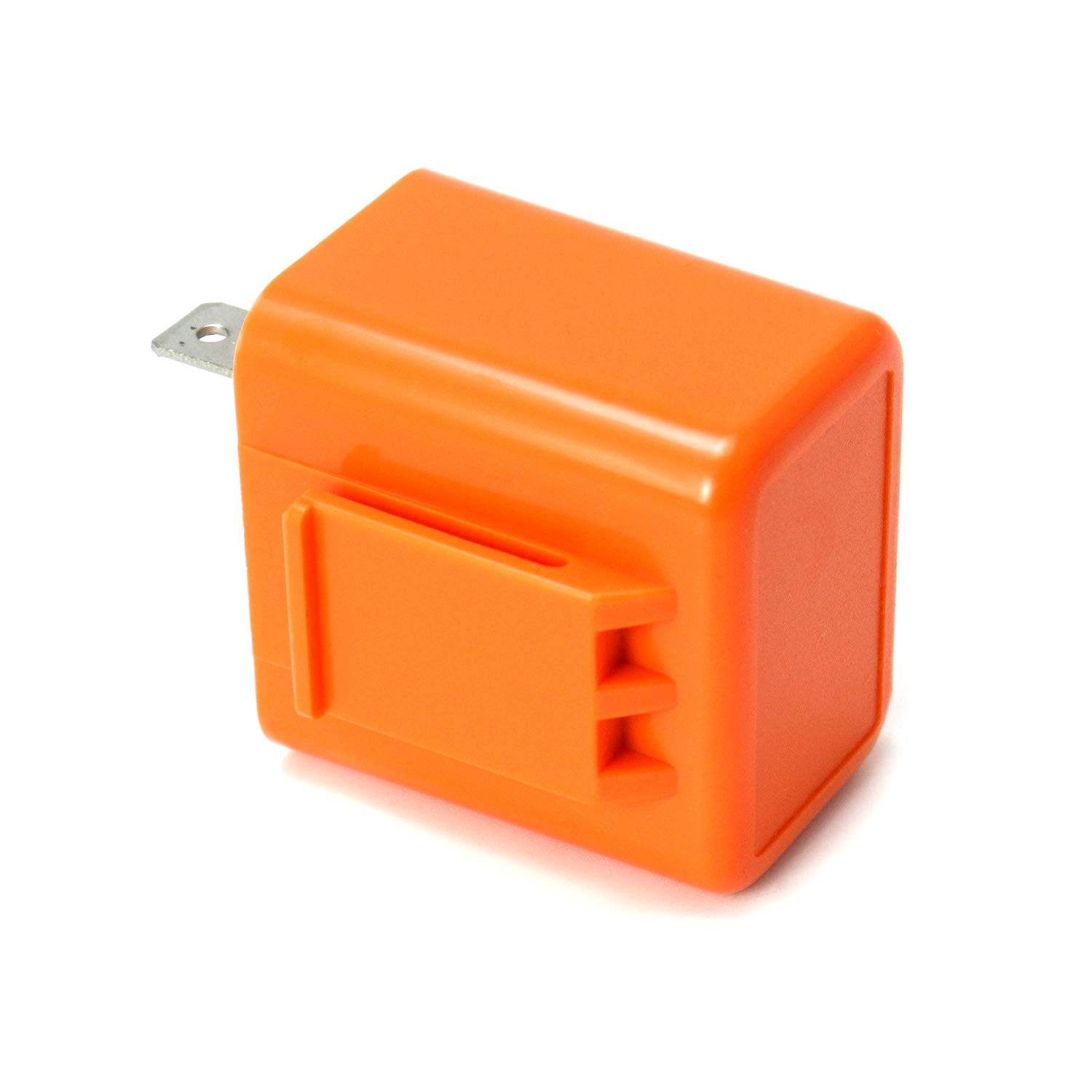 2Pcs 2-Pin Electronic Turn Signal Flasher Relay Fix Motorcycle Turn Signal Hyper Flash, Adjustable Motorcycle LED Turn Signal Hyper Indicator Flasher Relay