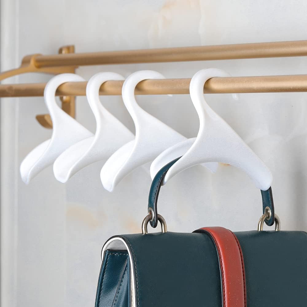Purse Hanger Hook Bag Rack Holder - Handbag Hanger Organizer Storage - Over The Closet Rod Hanger for Storing and Organizing Purses | Backpacks |Satchels | Crossovers | Handbags | Tote（2 Pack）