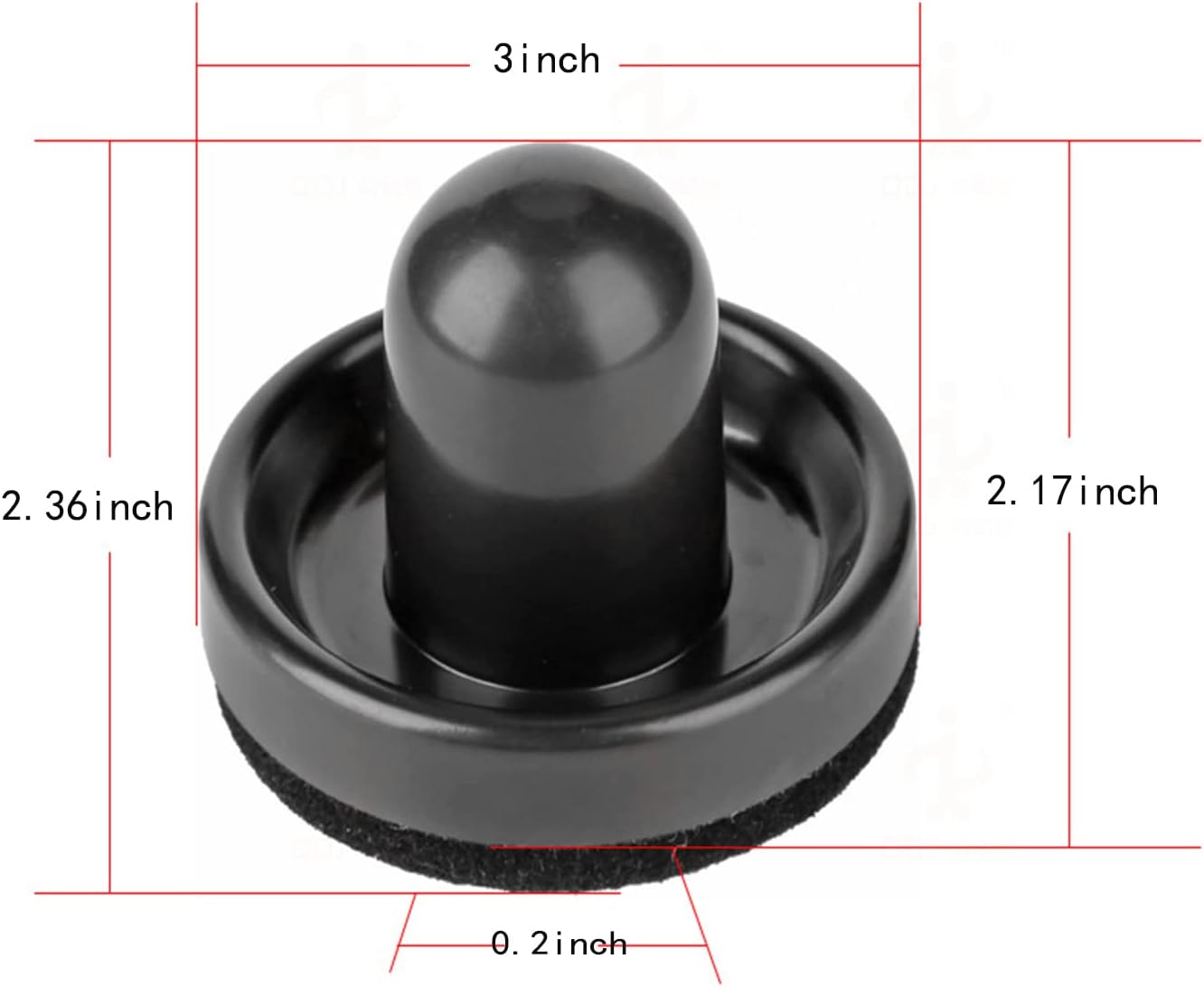 Precision Stamping Brush Tool for Scrapbooking Embossing Card Making Seal Stamp Block Pressing (3 inches in Diameter)