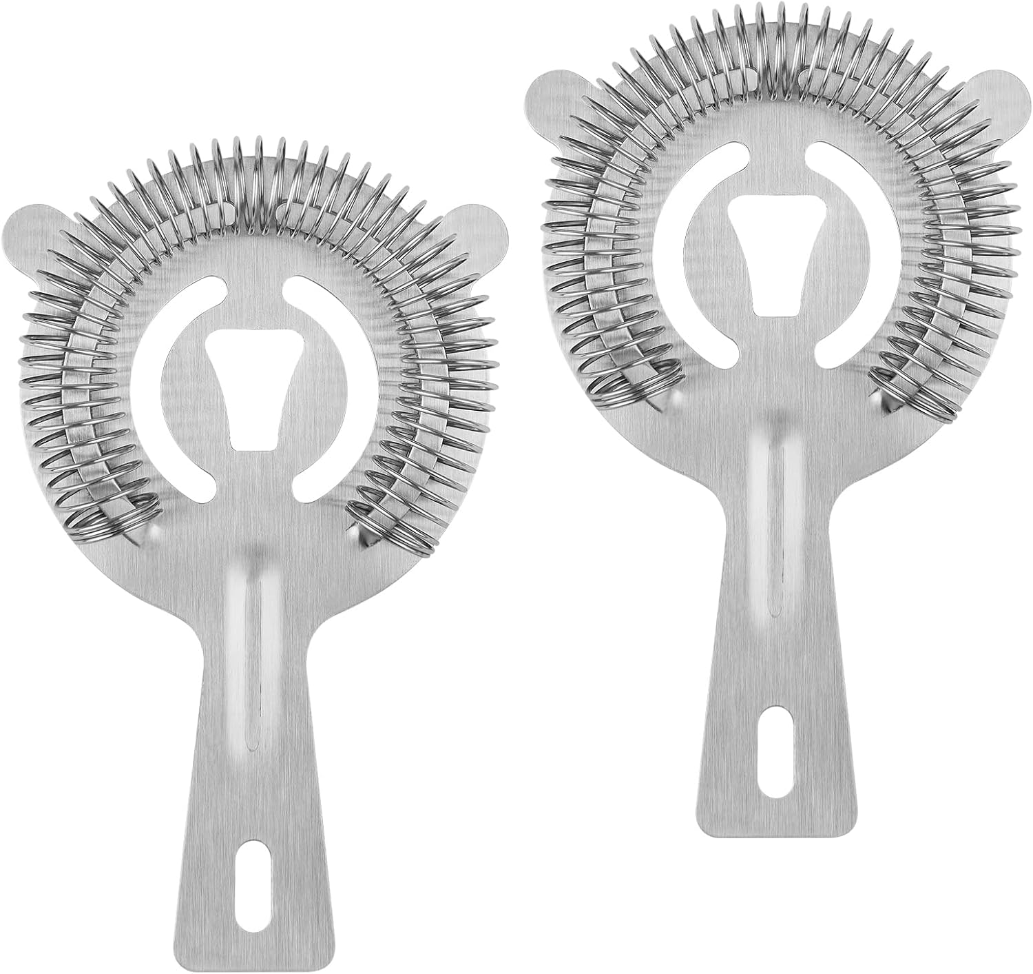 Cocktail Strainer Bar Tools - 2PCS Bar Strainer with High Density Spring, Stainless Steel Bartender Accessories for Filtering Cocktail Drink, Professional Bartending Tools with Filter for Home