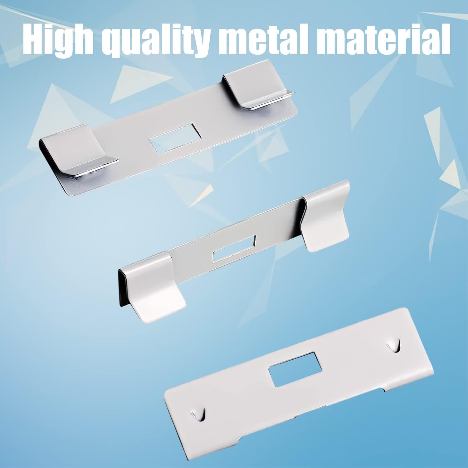 20 PCs Vertical Blind Repair Vane Metal Tabs Replacement Fixer Kit for Slats