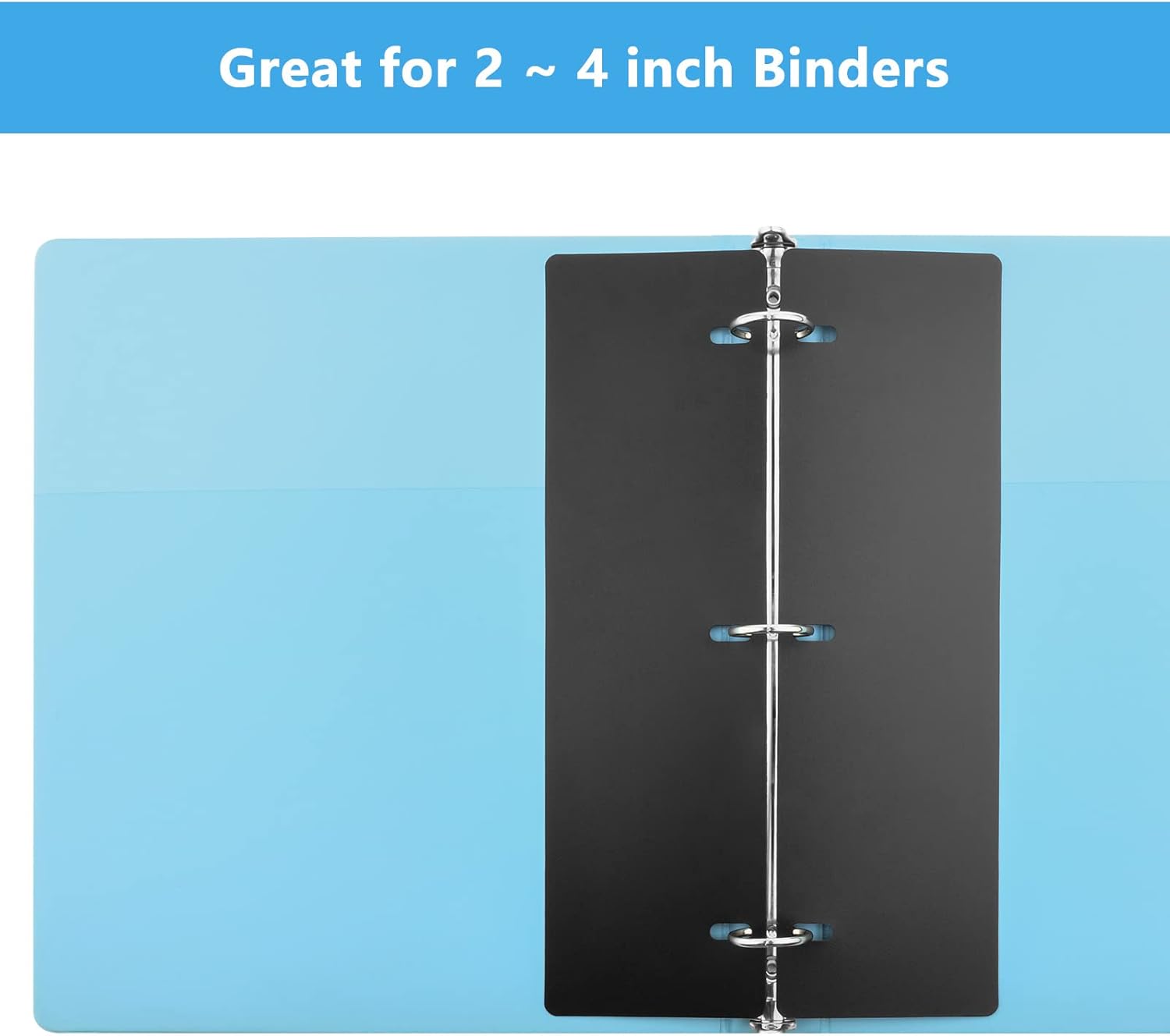 20 PCS Flat Sheet Lifters, Sheet Flatteners, Sheet Lifters Binders, Plastic Sheet Lifters, Protect Binder Page Sheet for 11-Inch x 8-1/2-Inch 3 Ring Binder, D Ring Binders
