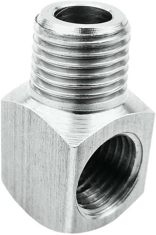 Stainless Steel Cast Pipe Fittings 90 Degree Barstock Street Elbow 1/4" NPT Male x 1/4" NPT Female Water Fuel Air