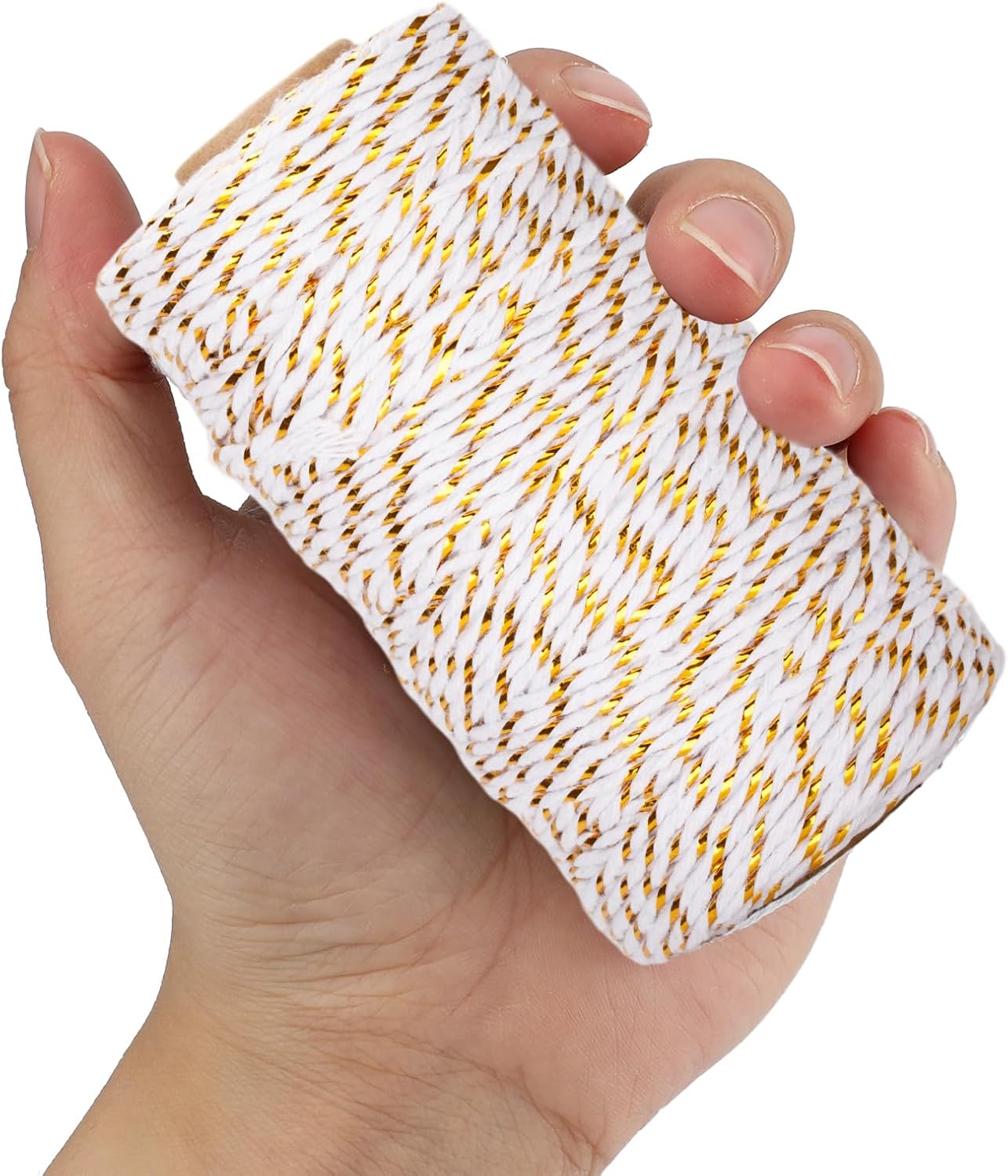 White Twine String and Gold White Twine String