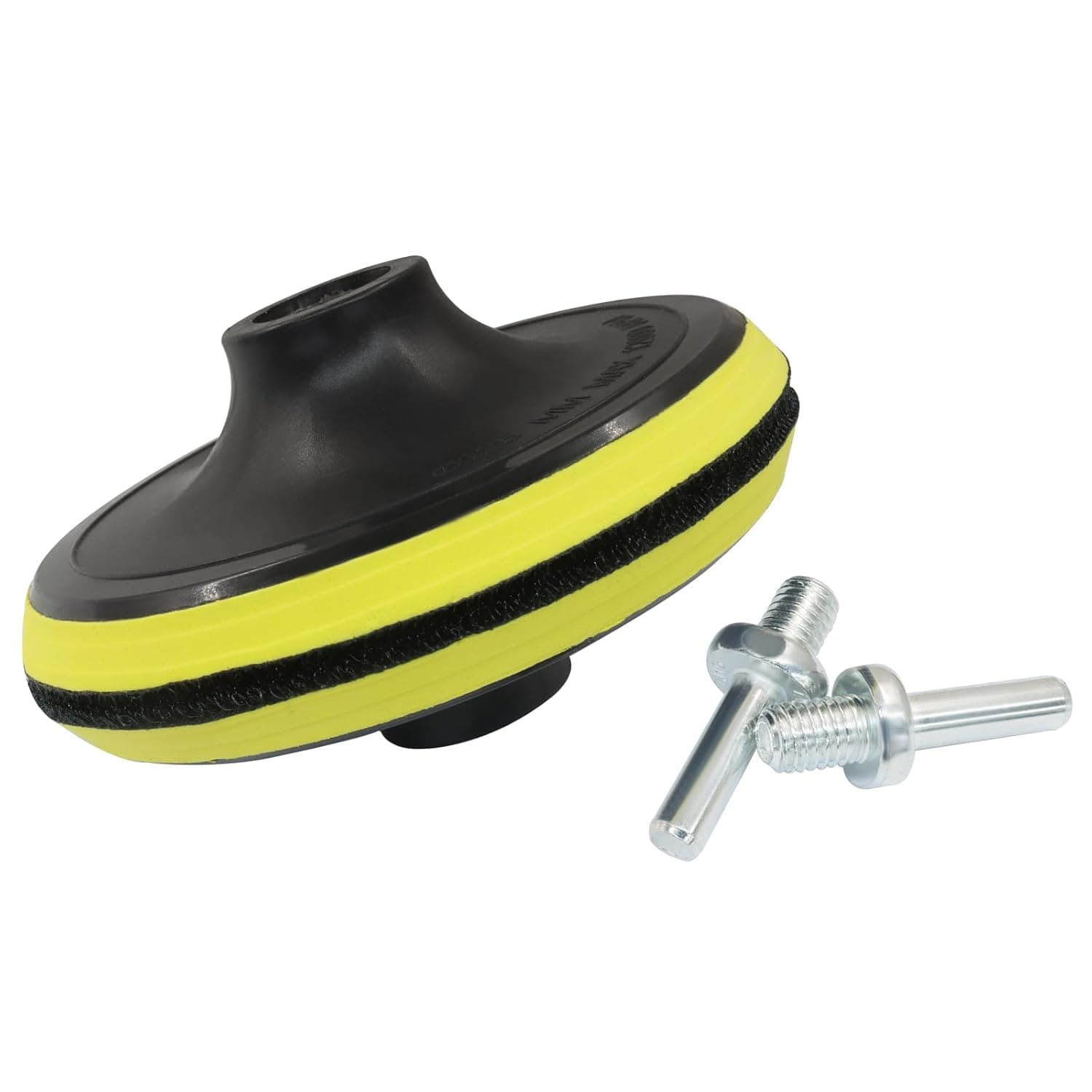 5 Inch Hook and Loop Backing Pad Sander Polisher Buffer Plate with M10 Thread Drill Adapter for Wood Metal Automotive