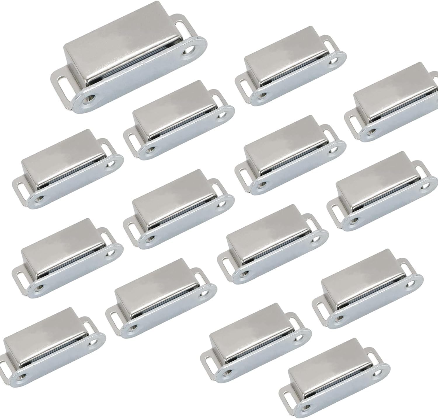 Mini Size Door Magnet Door Catch Latch Stainless Steel for Cupboard Cabinet -Pack of 20