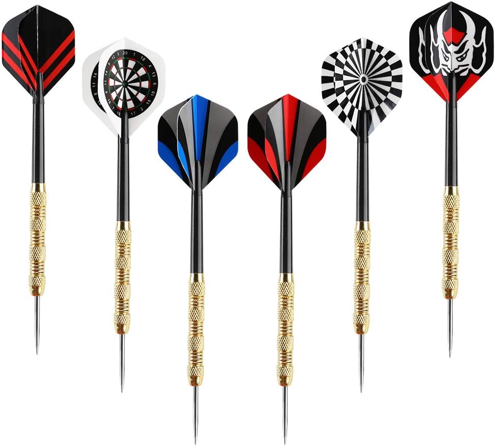 Metal Tip Darts, Steel Tip Darts, 18 Grams Professional Metal Darts, Darts Metal Tip Set, Metal Darts for Dartboard