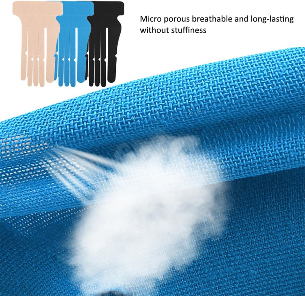 Pre-cut Cotton Sport Tape 3 Pairs Wrist and Finger Support