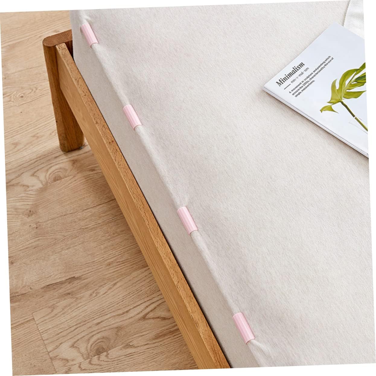 6 Pack Silicone Sheet Holders Anti-Slip Bed Sheet Clips for Mattress & Duvet