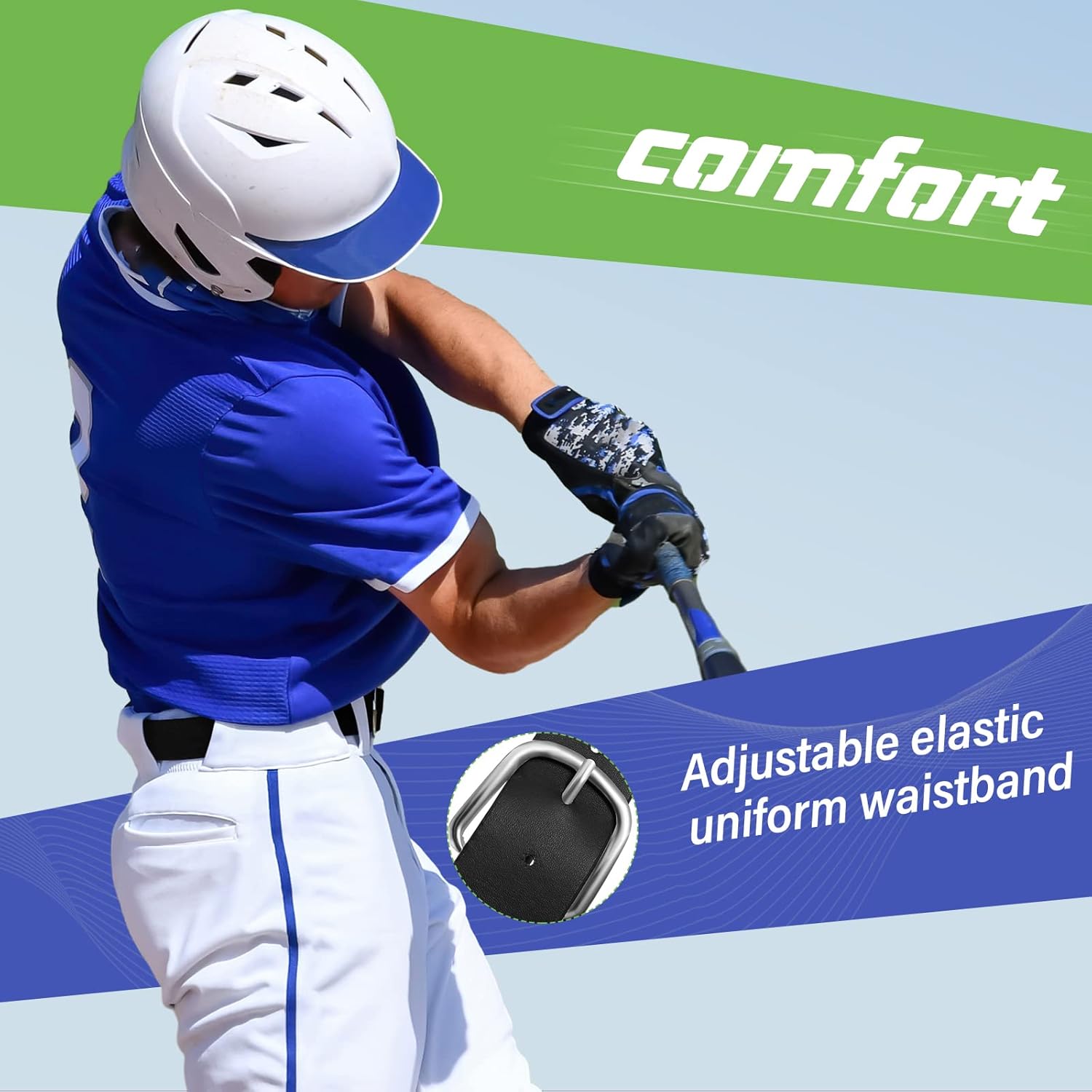 12 Pcs Baseball Belts Softball Belts Bulk for Adult and Youth Adjustable