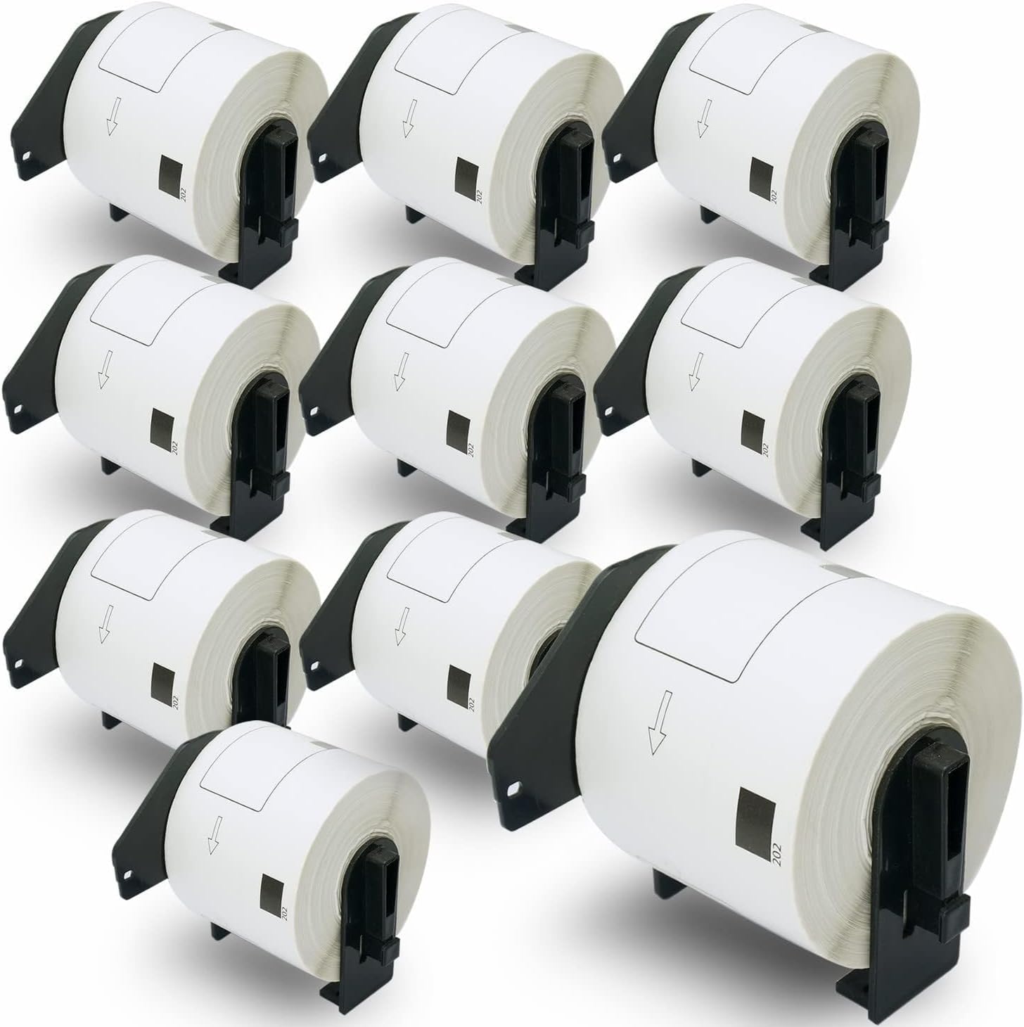- Compatible Shipping Labels Replacement for Brother DK-1202 (2.4 in x 3.9 in), Use with Brother QL Label Printers [10 Rolls/3000 Labels]