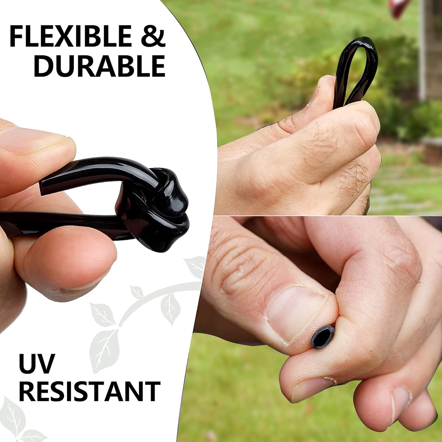 50 FT Distribution Tubing + Garden Hose Guide Spike