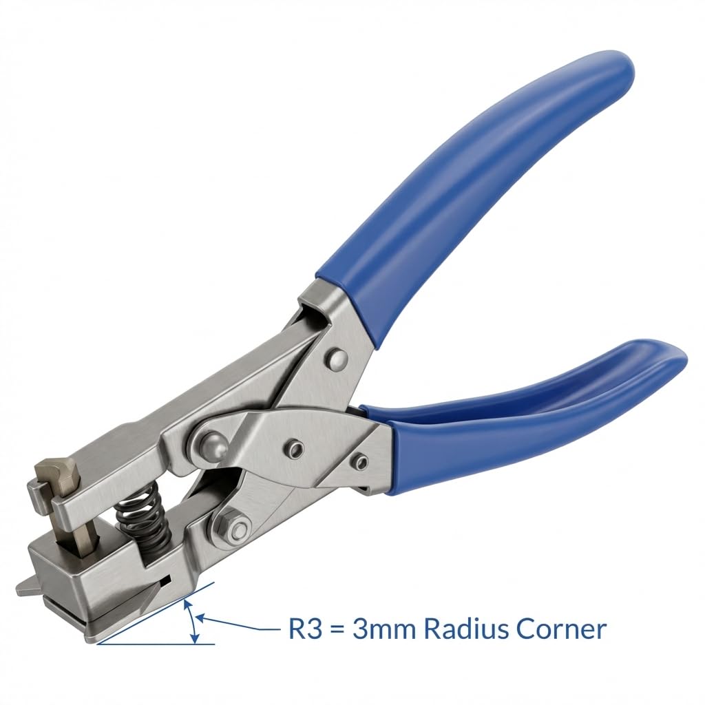 Corner Rounder Cutter R3 (3mm Radius), Smooth Edge Trimmer for PVC Cards, Photos & Paper Projects