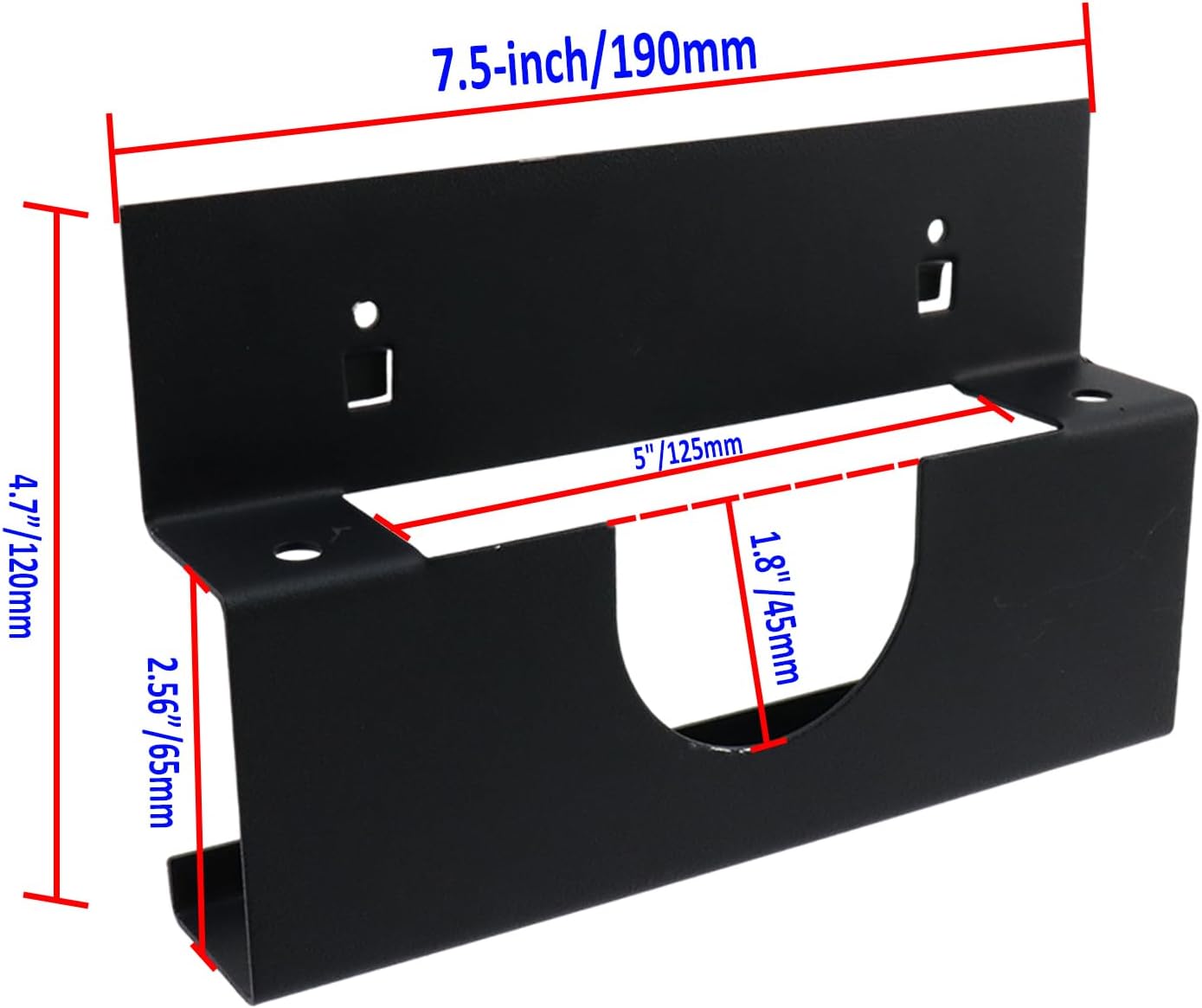 Angle Grinder Holder Fits 3/8" Square Hole Pegboard Heavy Duty Angle Grinder Tool Rack Metal Pegboard Accessorie for Craft Workshop, Office and Home