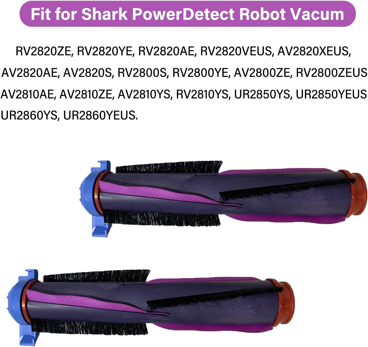 Main Roller Brush for Shark RV2820ZE RV2820YE RV2820AE AV2820AE AV2820S AV2800ZE RV2800S RV2800YE AV2810AE AV2810ZE RV2810YS UR2850YS UR2860YS Robotic Vacuum Cleaner Replacement Accessories Parts