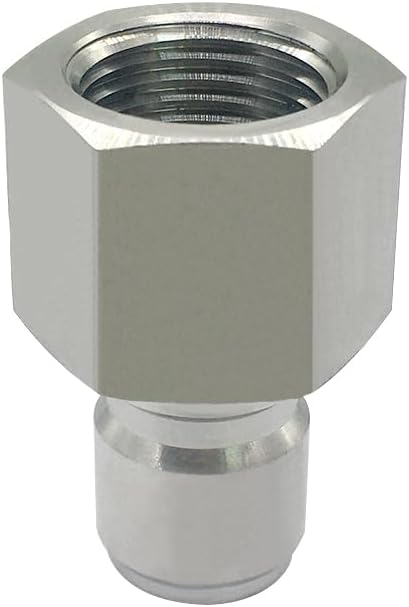 Female Quick Disconnect FPT 1/2" 304 Stainless Steel Homebrewing Connector (Pack of 2)
