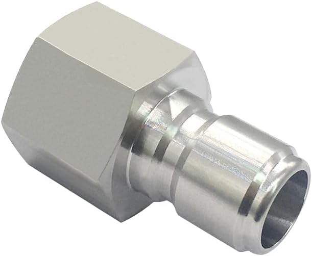 Female Quick Disconnect FPT 1/2" 304 Stainless Steel Homebrewing Connector (Pack of 2)
